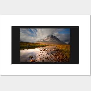 Cloud chasing, Buachaille Etive Mòr Posters and Art